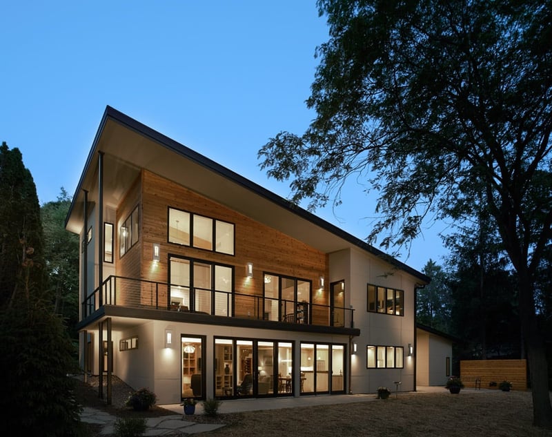 Contemporary Custom Home Exterior