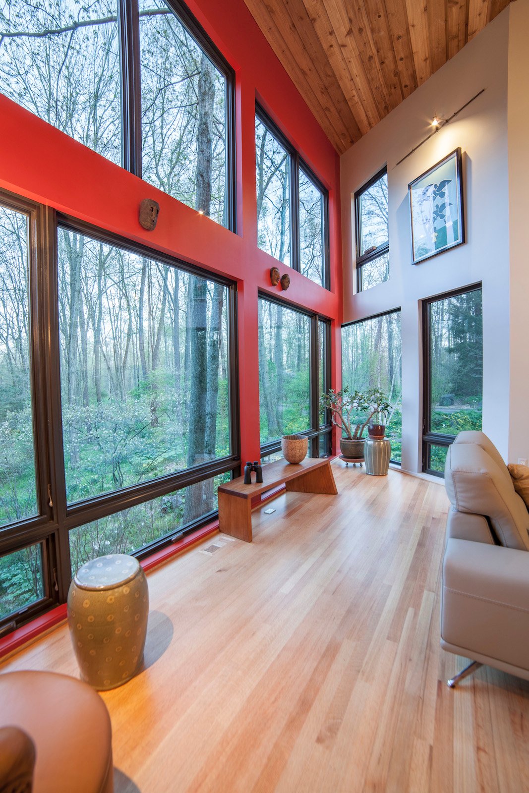 Interior addition with custom windows