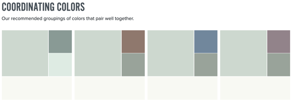 Behr Breeway Coordinating Colors