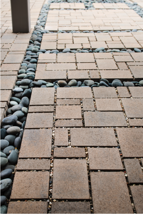 Belgard Permeable Paver Walkway Design