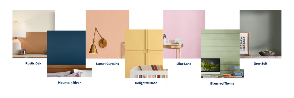 Valspar 2022 COTY Palette