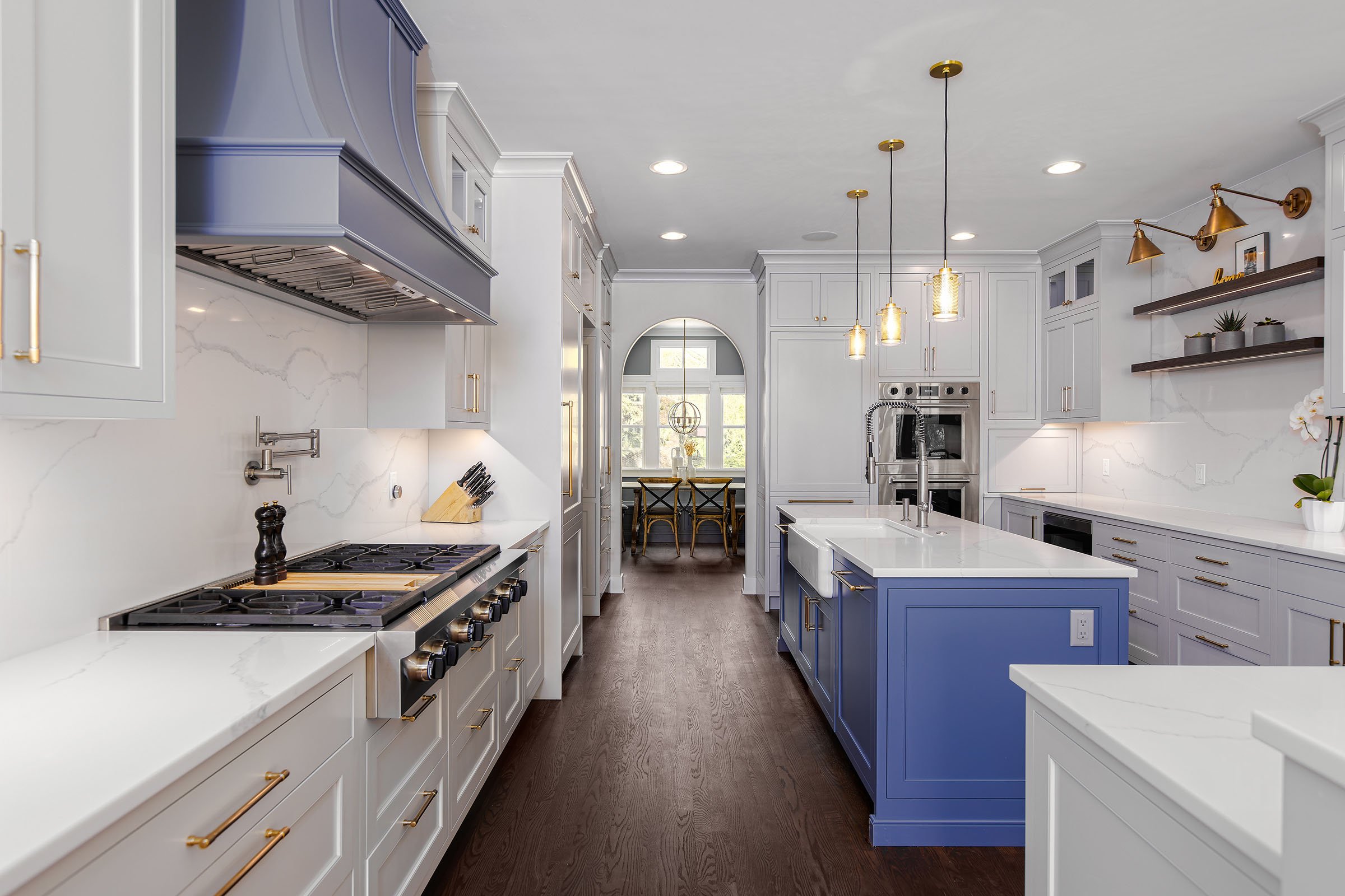 Transitional-grey-blue-kitchen-in-Ann-Arbor
