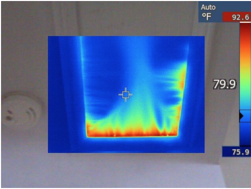 IR PHOTO Attic Opening