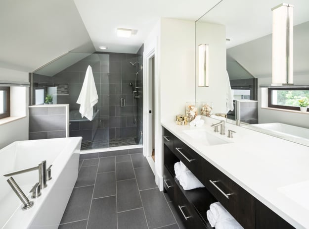 gray bathroom tiles 