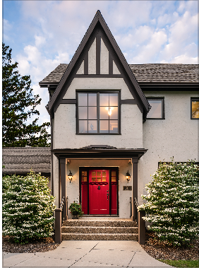 Photo of a home that was designed while customer remotely