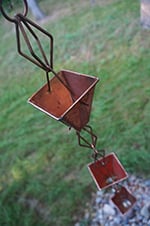 A beautiful rain chain
