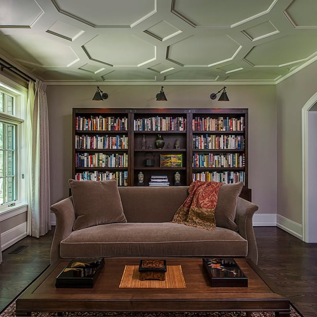 Reading room bookshelf