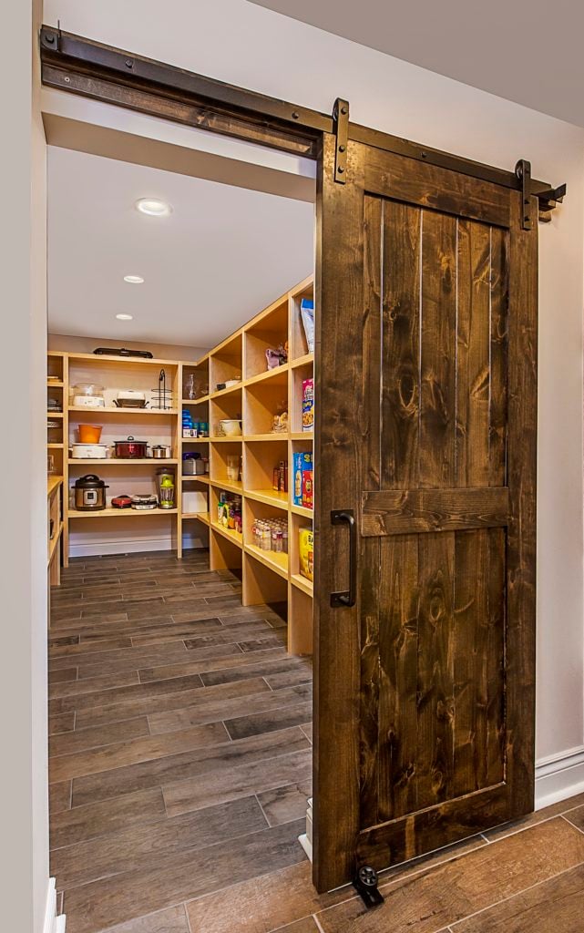 barn door pantry