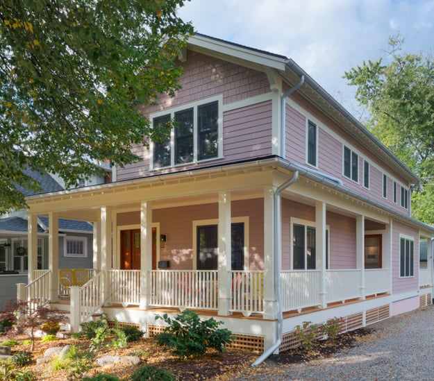 Exterior Photo of LEED Platinum Home