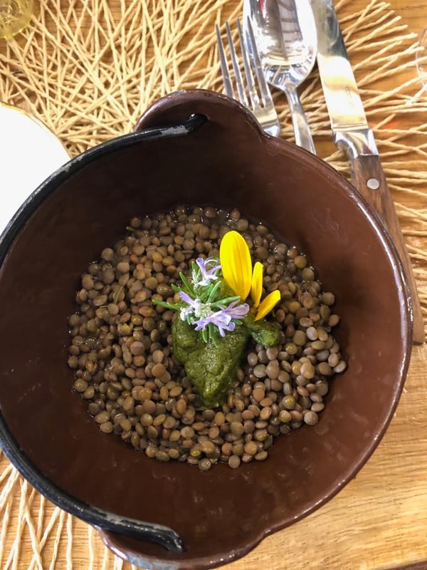 Photo of lentil dish in Italy