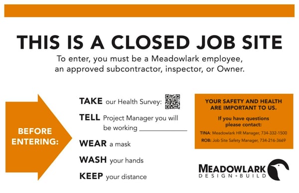 closed job site criteria