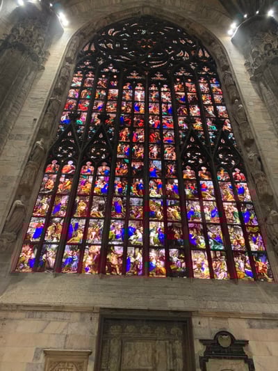 stained glass window