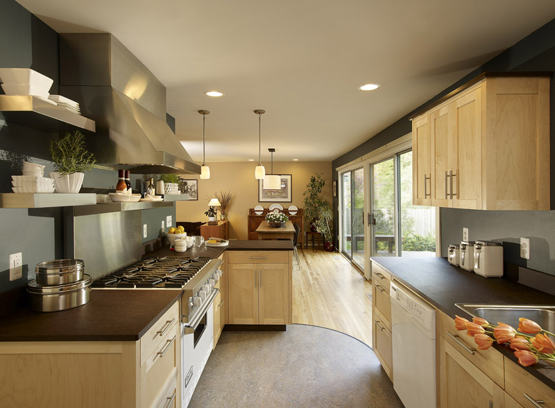 professional large stainless hood