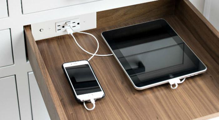 drawer phone charger