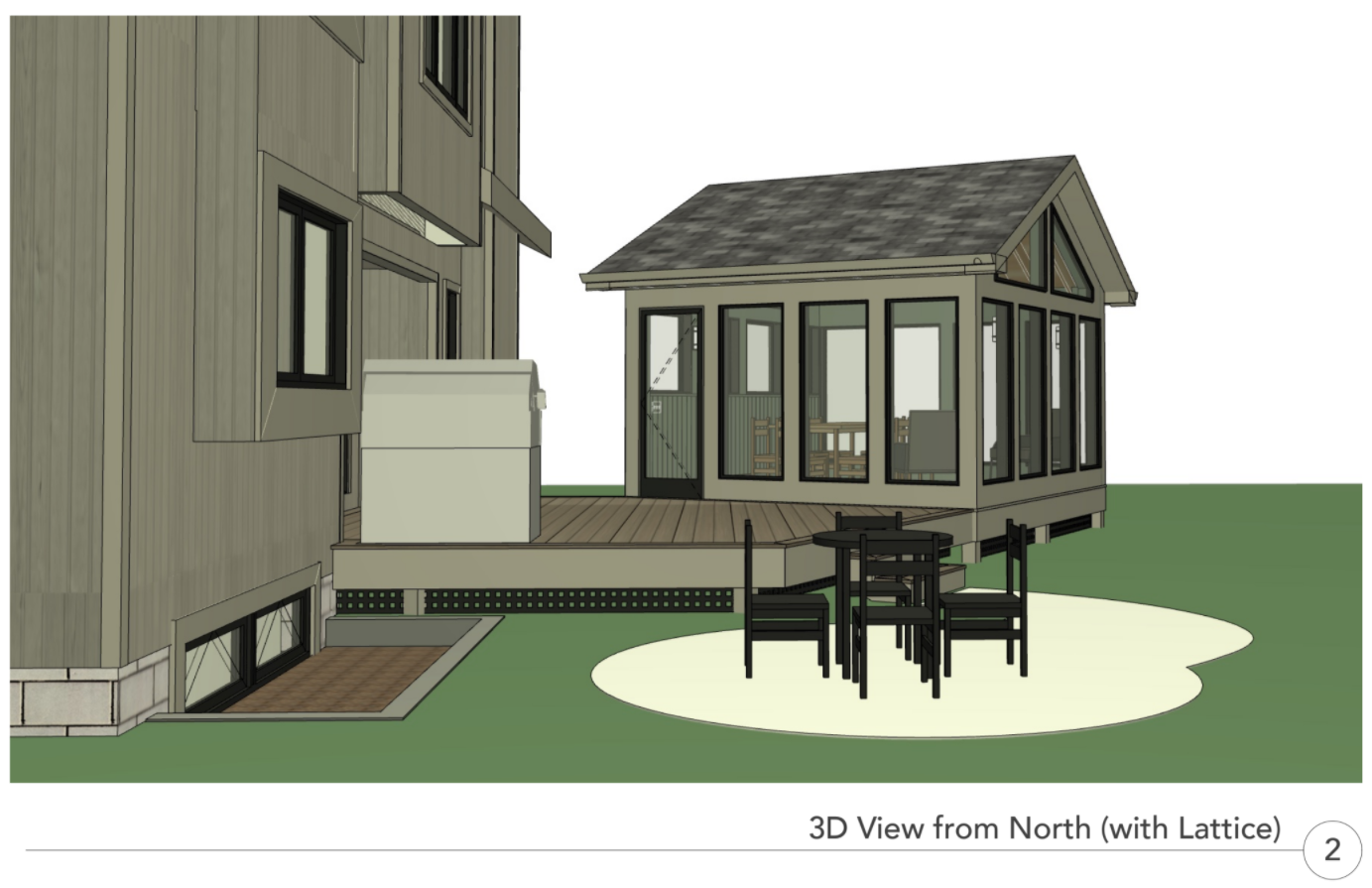Unique Outdoor Spaces - An Unattached Screened Porch